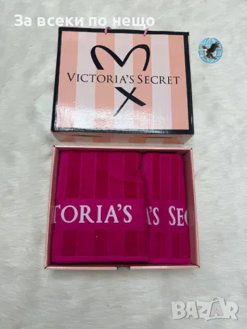 Victoria's Secret Луксозни Хавлии - 2бр. в кутия - Налични Различни Цветове Код D2159, снимка 6 - Хавлиени кърпи - 49423699
