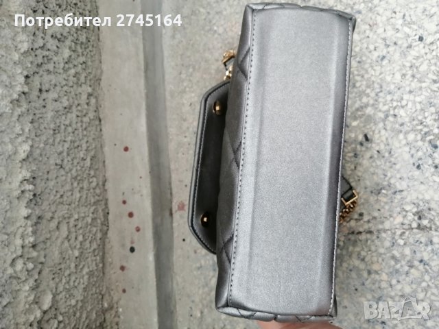 Нова чанта сив металик , снимка 6 - Чанти - 42976747