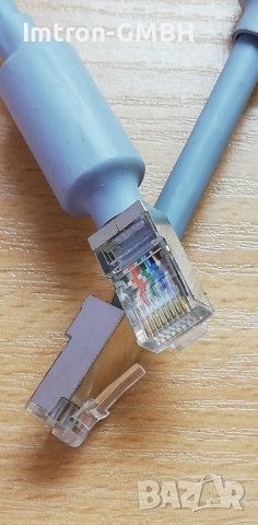 Патч кабел Patch cable RJ45 щепсели-0,50м., снимка 4 - Кабели и адаптери - 36848265