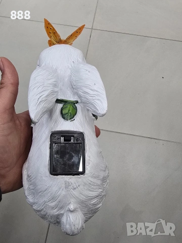 градински фигурки соларни зайчета , снимка 4 - Градински мебели, декорация  - 53508585