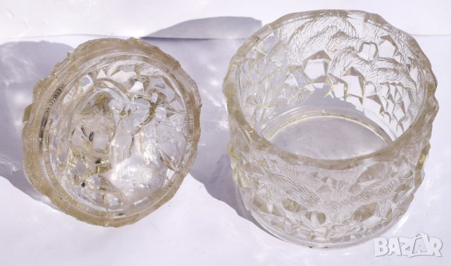 Старинна масивна захарница с гном джудже, снимка 3 - Сервизи - 38395177