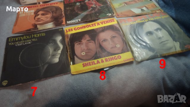 Малки грамофонни плочи френски – Жилберт Беко, Клод Франсоа, Монти, Шарл Азнавур и др., снимка 2 - Грамофонни плочи - 43956876