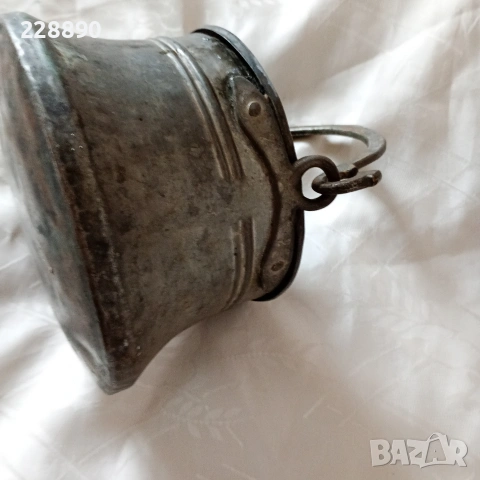 Медно менче -3литра , снимка 3 - Антикварни и старинни предмети - 53402490