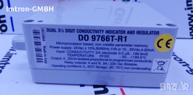 DeltaOhm DO9766T-R1 – Трансмитер за проводимост / DO9766T-R1 – Conductivity Transmitter, снимка 3 - Друга електроника - 40480459