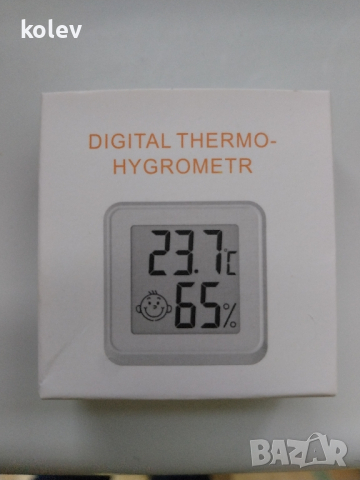 Мини цифров термометър и влагомер 