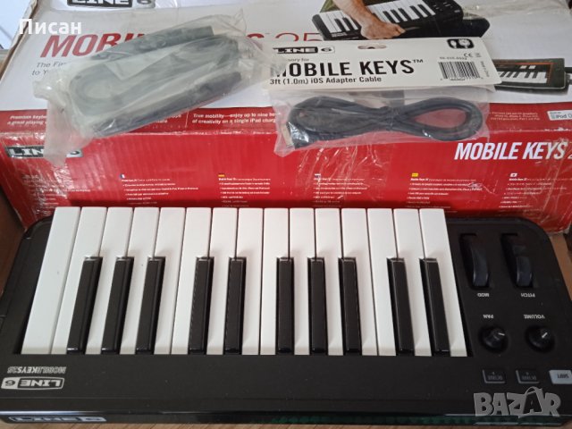 LINE6 mobile keys 25 USB/MIDI клавиатура, снимка 1 - Синтезатори - 32330437