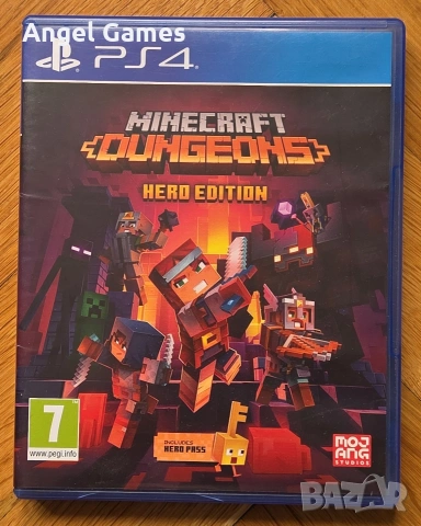Minecraft Dungeons Hero Edition за PlayStation 4 PS4 Плейстейшън 5 PS