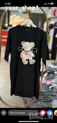 Gucci bear дамска къса рокля , снимка 1