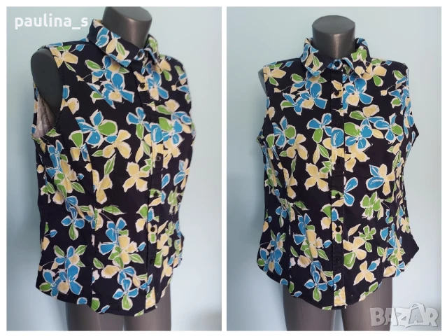 Два различни броя / Дънков елек тип риза и елек тип туника / голям размер , снимка 2 - Елеци - 29468958