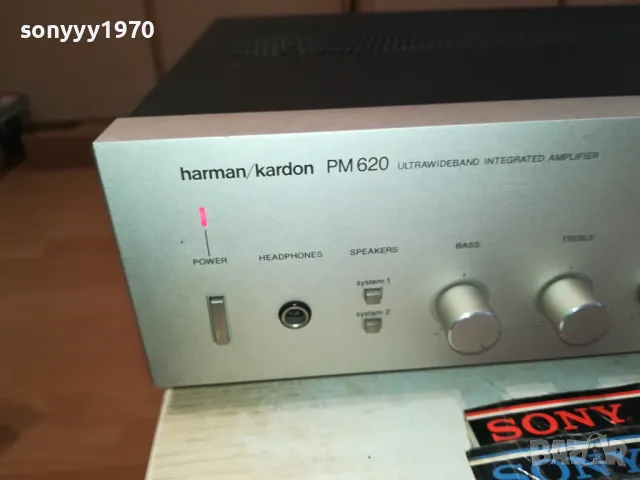 HARMAN/KARDON PM620 STEREO AMPLIFIER-MADE IN JAPAN-ВНОС SWISS 0704251005LK1EWC, снимка 3 - Ресийвъри, усилватели, смесителни пултове - 49789868