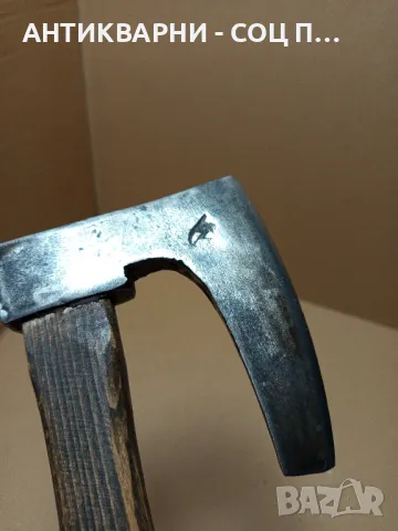 Соц Стара Ръчно Кована Ловно Рибарска Брадвичка Номер 2. Тегло 0.680кг., снимка 8 - Антикварни и старинни предмети - 50436482