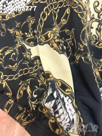 Ефектна блуза с размер S на Ginatricot, снимка 3 - Тениски - 49420042