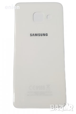 Употребяван заден капак, панел стъкло за SAMSUNG Galaxy A3 (2016) A310F Оригинал / Бял