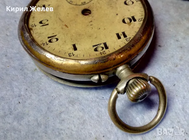 СТАРИНЕН ДЖОБЕН ЧАСОВНИК с ПОСРЕБРЕН КРАСИВО ФЛОРАЛНО ОРНАМЕНТИРАН ЗАДЕН КАПАК За КОЛЕКЦИЯ 49662, снимка 6 - Антикварни и старинни предмети - 48609760