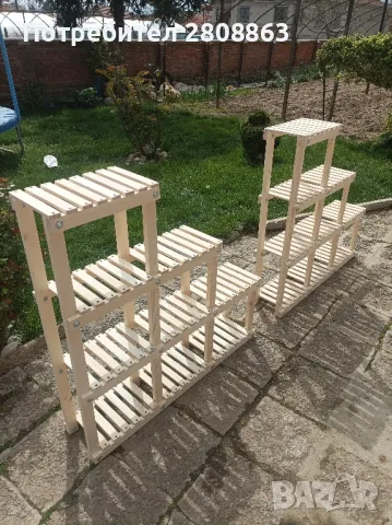 цветарник от дърво , снимка 2 - Декорация за дома - 46886436