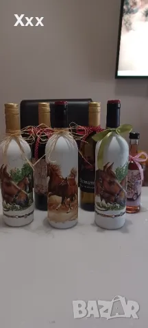 Вино /подарък за Тодоровден, снимка 3 - Декорация за дома - 49276799