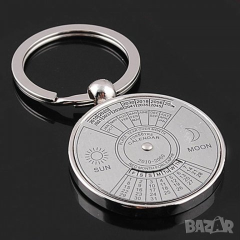 Ключодържател Вечен календар въртящ диск метален готин ключ, снимка 4 - Колекции - 27496793