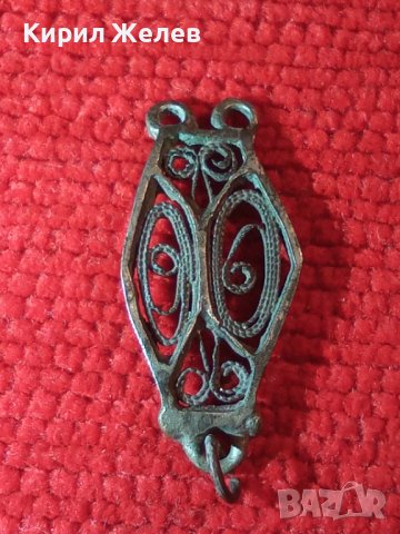 СТАРИНЕН СРЕБЪРЕН ФИЛИГРАНЕН ЕЛЕМЕНТ от СРЕБЪРНА РЕТРО ГРИВНА РЪЧНА МАЙСТОРСКА ИЗРАБОТКА 19век 27317, снимка 11 - Антикварни и старинни предмети - 39230655