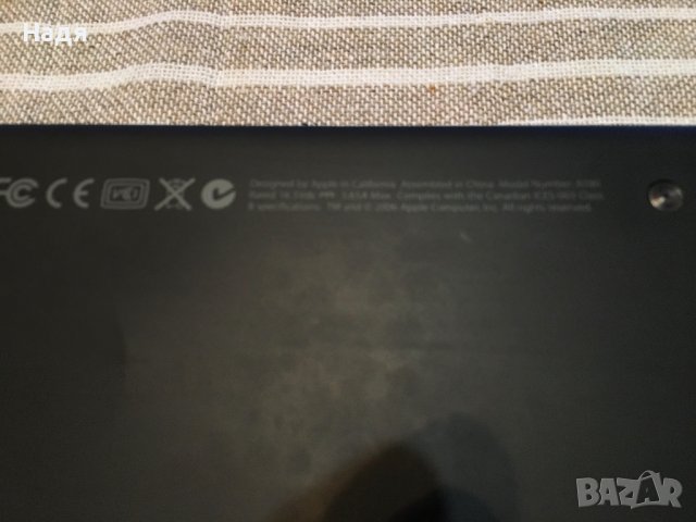 Apple MacBook -13,3” мод.А 1181, снимка 4 - Лаптопи за дома - 36866072