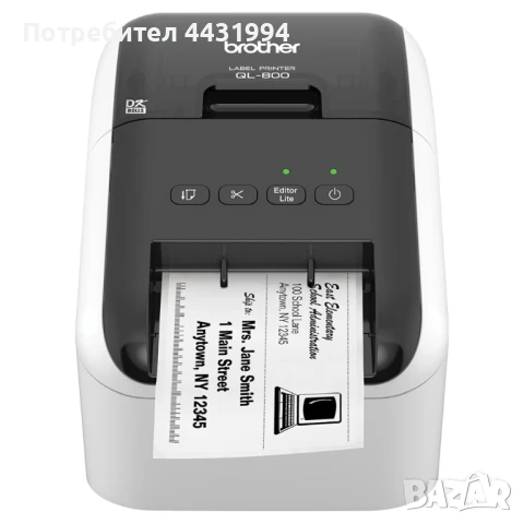 Етикетен принтер, Brother QL-800 Label printer, снимка 1