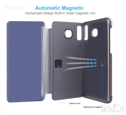Активен флип калъф Huawei P30/P30Lite/P20Lite/Mirror Flip Cover Huawei P30/P20, снимка 3 - Калъфи, кейсове - 26921340