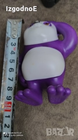 WISSPER DAN THE PAN Solid Purple Panda Toy Figure Made By SIMBA, снимка 2 - Фигурки - 34959241