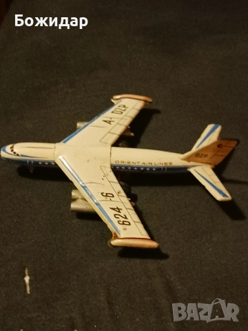 Метален Самолет.Играчка. 70те.г., снимка 2 - Колекции - 51790891