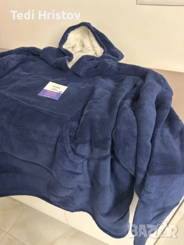 🧣 Дебело зимно одеяло с ръкави и качулка TOP QUALITY HOME SWEET, снимка 9 - Олекотени завивки и одеяла - 52531051