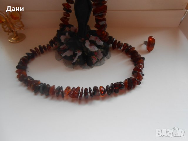 Старо дамско колие кехлибар , снимка 8 - Колиета, медальони, синджири - 27009926