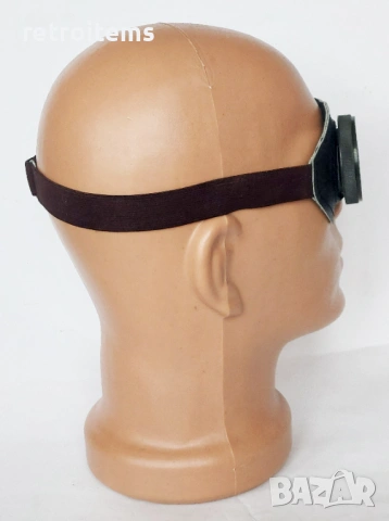 Съветски защитни очила с трислойно стъкло, тип авиатор., снимка 4 - Антикварни и старинни предмети - 53584477