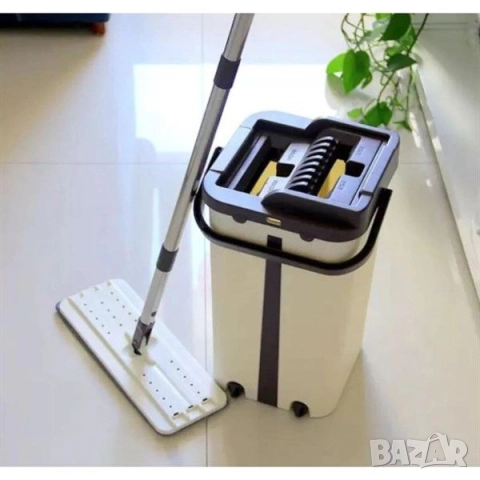 Компактен квадратен моп с кофа