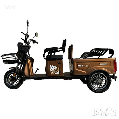 Електрическа триколка А10 карго лукс нов модел, снимка 3 - Мотоциклети и мототехника - 43960037