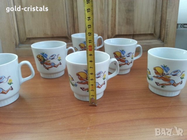 Руски порцеланови чаши детски , снимка 2 - Антикварни и старинни предмети - 33117316