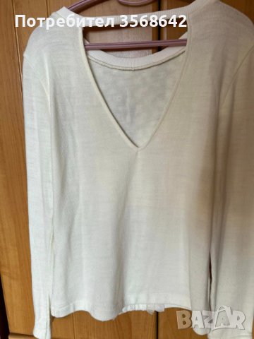 ALESSA Пуловер,блуза ,дантелено поло, снимка 3 - Блузи с дълъг ръкав и пуловери - 43682001