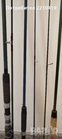 три въдици и макари Germina , снимка 13 - Макари - 52390637