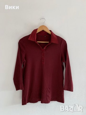 Дамска блуза бордо