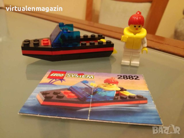 Лего Harbor - Lego 2882 - Моторница, снимка 2 - Колекции - 42692957