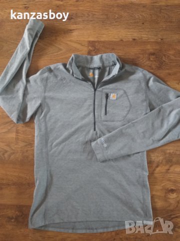 Carhartt Base Force Heavyweight Base Layer Quarter-Zip - страхотна мъжка блуза КАТО НОВА, снимка 7 - Спортни дрехи, екипи - 38025125