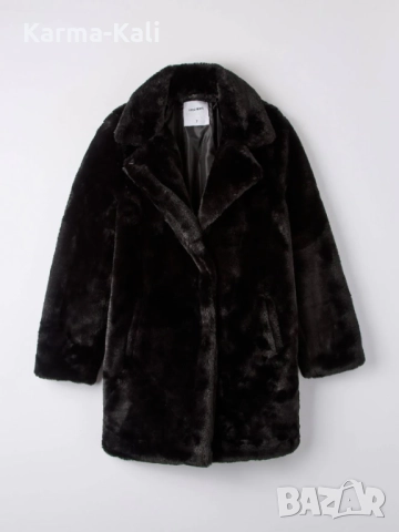 палтенце teddy bear в черно , снимка 4 - Палта, манта - 52670704