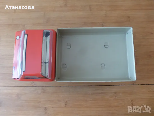 Метално механично камионче УРАЛ камион количка играчка 1970 г, снимка 10 - Коли, камиони, мотори, писти - 48203032