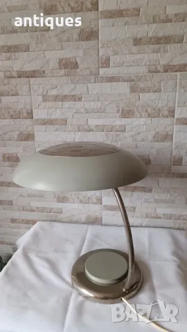Стара настолна лампа - BAUHAUS - VEB Leuchtenbau - 1960"г. - №3 - Антика, снимка 5 - Антикварни и старинни предмети - 49670316