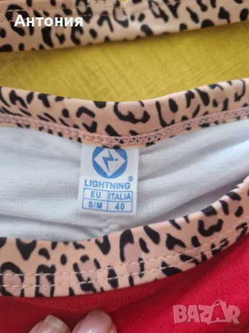 Италиански бански в червен цвят , снимка 2 - Бански костюми - 50153514