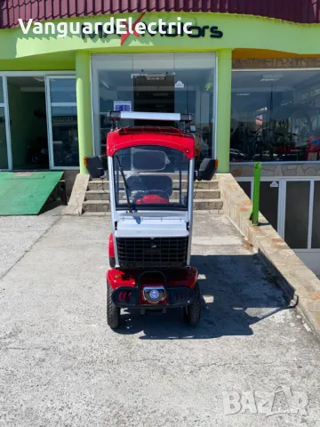 Четириколка с соларен панел CARGO LUX SOLAR PLUS 2000W/60V - RED, снимка 8 - Мотоциклети и мототехника - 42256150