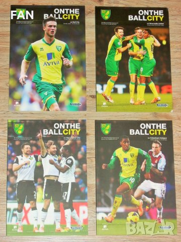 Норич Сити оригинални футболни програми 2013/14 срещу Манчестър Юн. Ливърпул Арсенал Челси Ман. Сити, снимка 6 - Фен артикули - 26404331