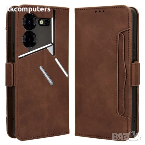 TECNO Pova 5 Pro 4G / LH8n Multiple Card Slots /Magnetic Wallet Калъф и Протектор, снимка 4 - Калъфи, кейсове - 50952359