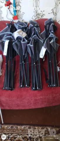 Сгъваеми къмпинг столове 4бр. нови!