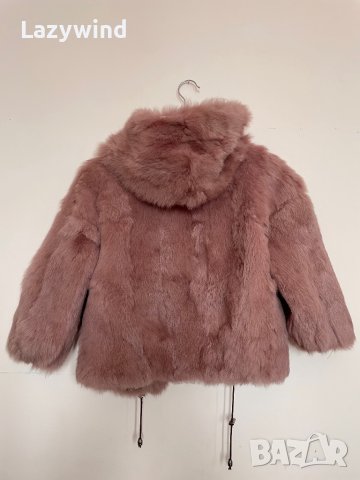 Палто от заешки косъм, снимка 2 - Палта, манта - 43141657