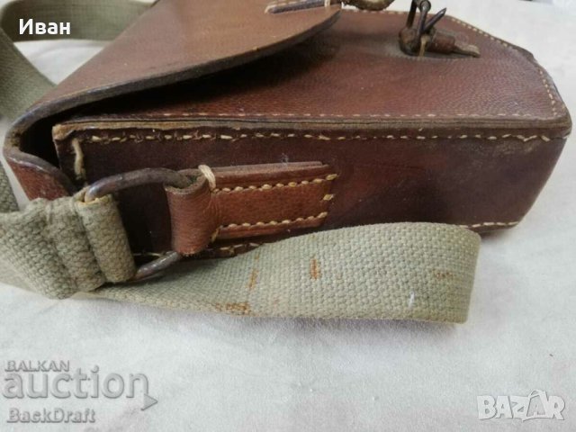 Рядка Маркирана Немска ПСВ ВСВ Малинхерова патронна чанта паласка, снимка 6 - Антикварни и старинни предмети - 43517654