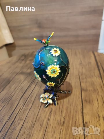 Метална бижутерка яйце , снимка 4 - Декорация за дома - 43798749