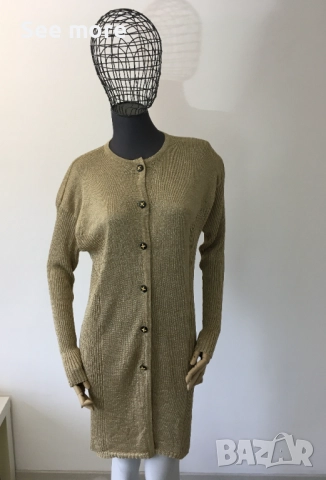 GOLDEN LION жилетка със златен ефект XL